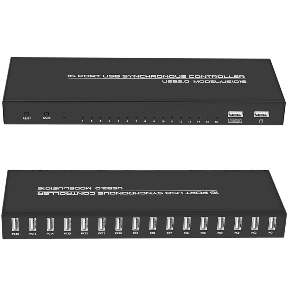 Powermaster US1016 Profesyonel 16 Port USB Çoklu Kontrol Ve Senkronizasyon Cihazı