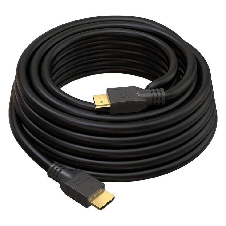 Powermaster HDMI Kablo 30 Metre Plastik Düz Gold