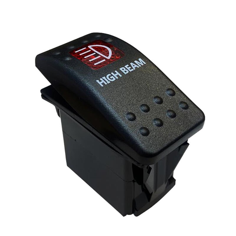 Ayt Projektör Lamba Sembollu Lambalı Işıklı Araç On Off Aç Kapa Anahtar Düğme Oto İçin 12-24 Volt Switch 3 Pinli