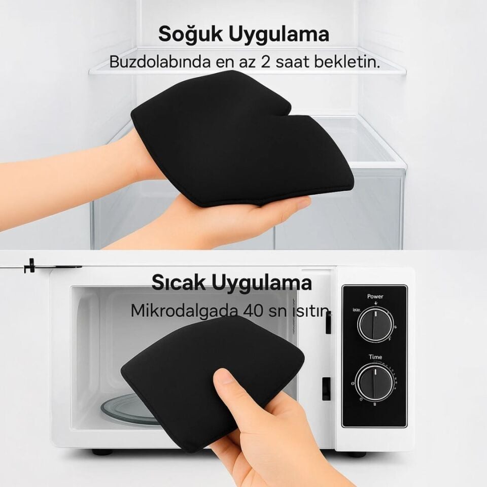 Sunup SN-30963 Doğal Baş Ağrısı Migren Giderici Jel Kafa Bandı Soğuk Sıcak Kompres