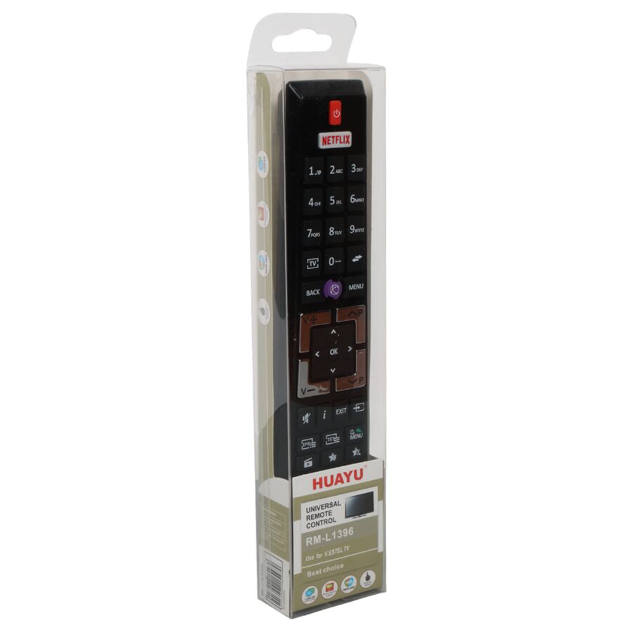 HUAYU KL RM-L1396 VESTEL-REGAL-SEG NETFLIX TUŞLU BLİSTERLİ LCD LED TV KUMANDA