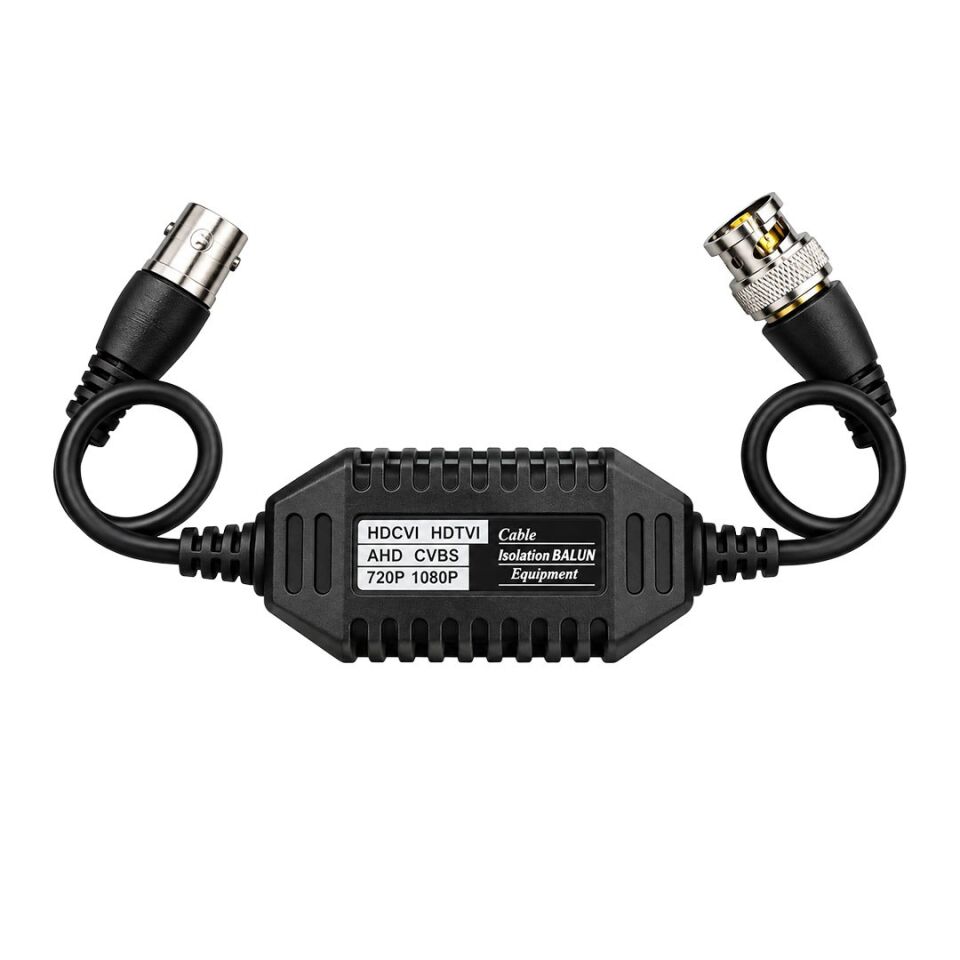 Powermaster CVI-TVI-AHD Parazit Önleyici Video Balun Güvenlik Kamerası Parazit Önleyici Kamera İçin