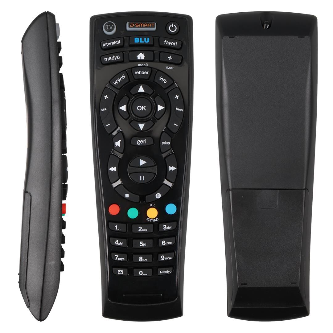 Weko D-Smart HD BLU Akıllı Uydu Alıcı Kumandası