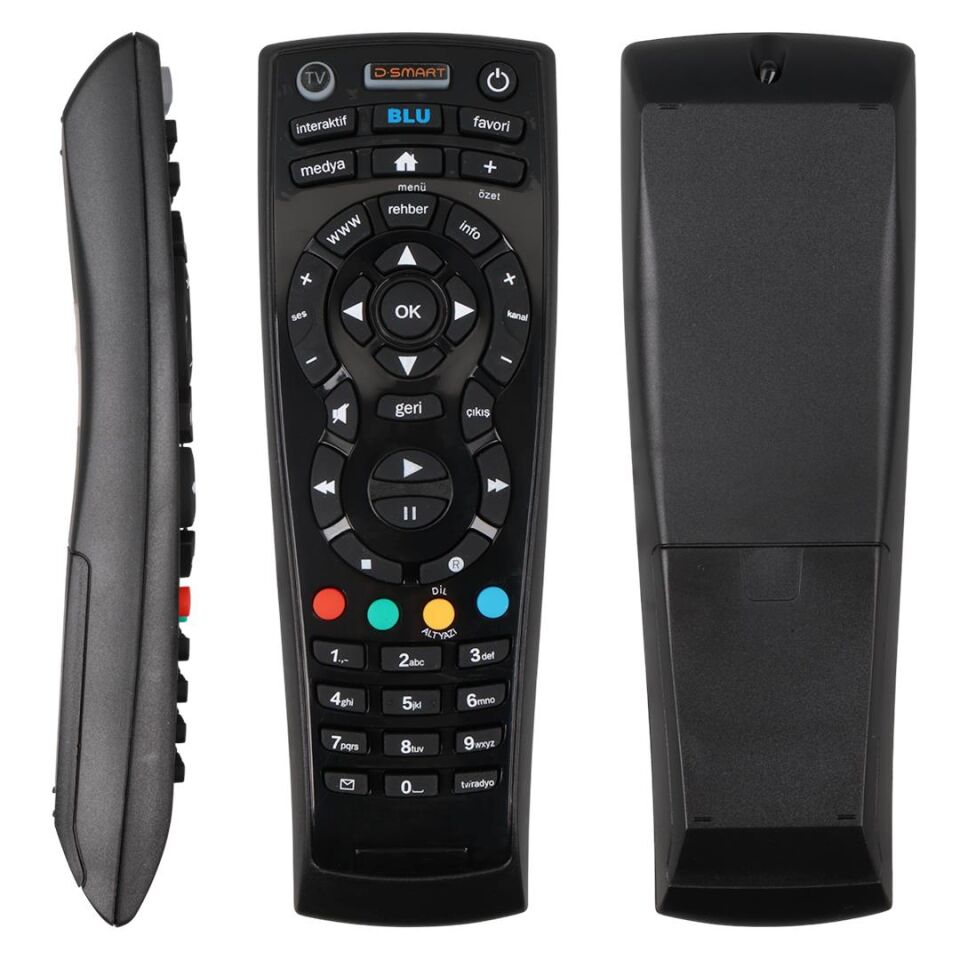 Weko D-Smart HD BLU Akıllı Uydu Alıcı Kumandası