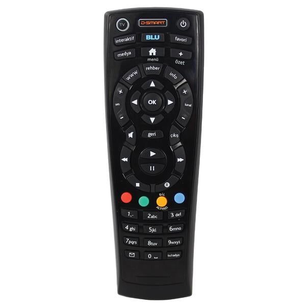 Weko D-Smart HD BLU Akıllı Uydu Alıcı Kumandası