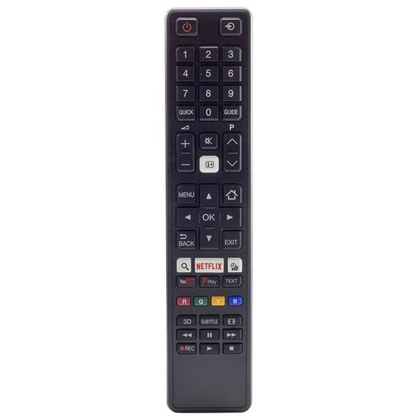 Ayt Weko Kl Toshiba Ct-8069 Netflix Youtube Tuşlu Siyah Lcd Led Tv Kumandası Uzaktan Kumanda