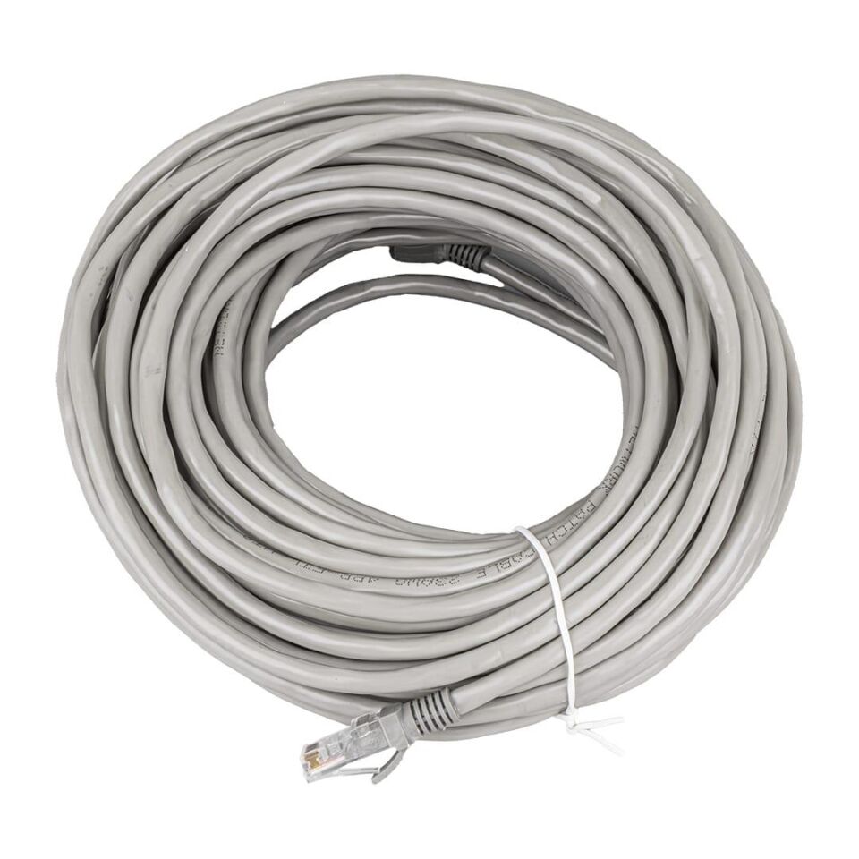 Ayt Fully G-505TA 25 Metre Poşetli Cat6 Ethernet Kablo Jack Soketleri Takılı Hazır İnternet Kablosu