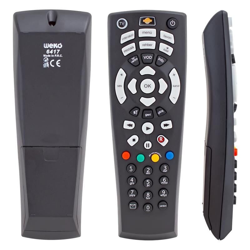 D-Smart DTV-20000-35000 Universal Akıllı Uydu Alıcı Kumandası