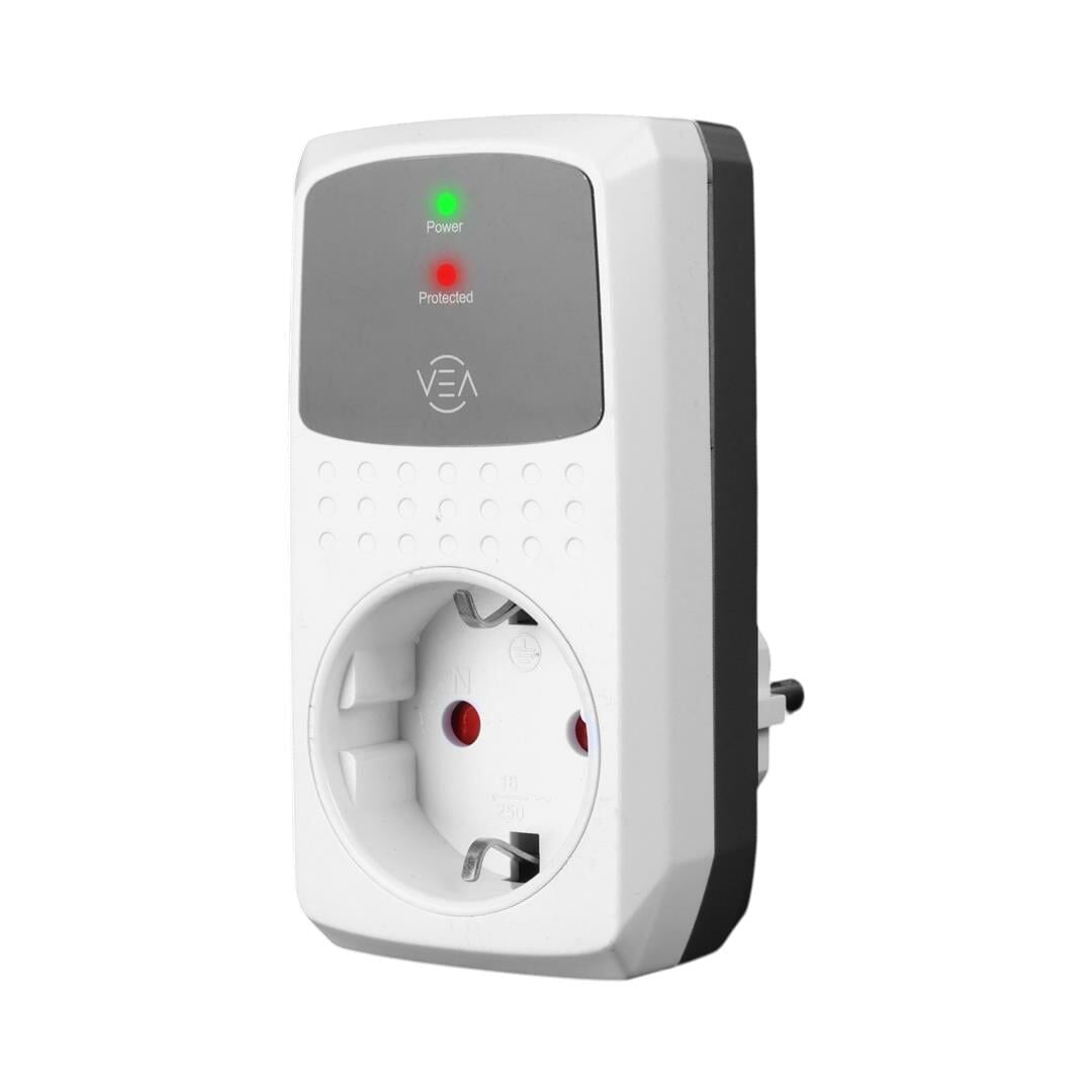 Vea VE-25532 16A 4000W Tekli Akım Korumalı Priz Aşırı Yüksek Gerilim