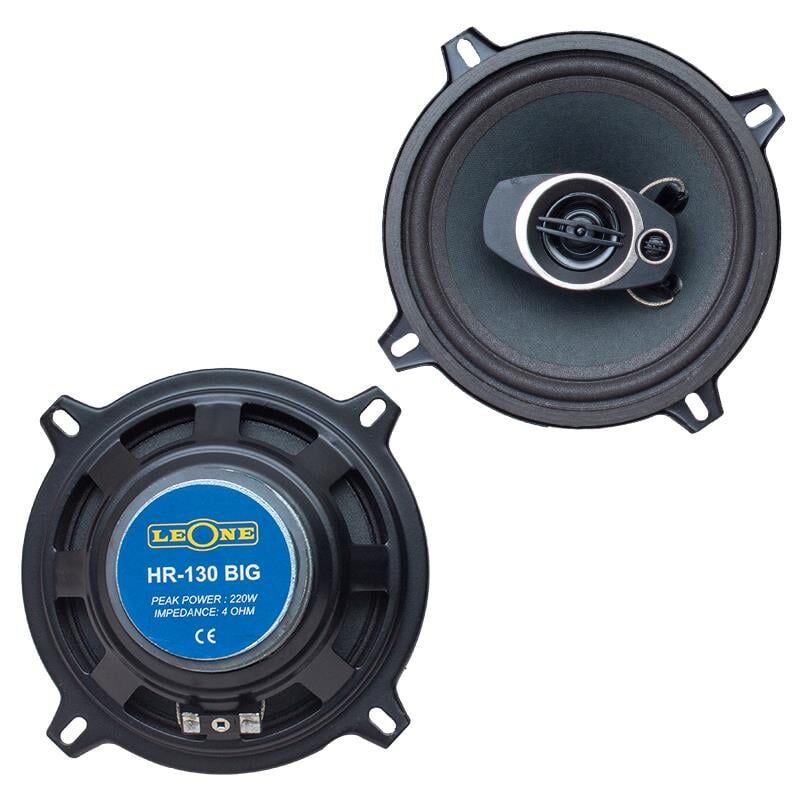 Ayt Leone 13 Cm 220 Watt Max 110 Watt Rms 3 Yollu 2 li Hoparlör Oto Hoparlör Seti HR-130 Big