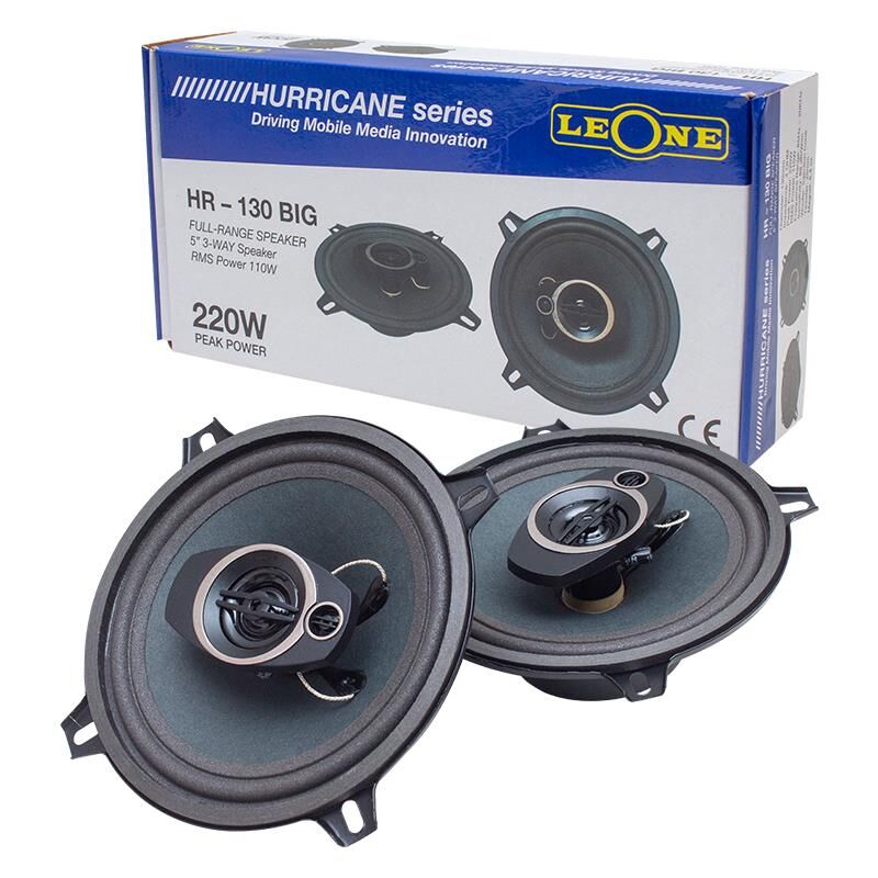 Ayt Leone 13 Cm 220 Watt Max 110 Watt Rms 3 Yollu 2 li Hoparlör Oto Hoparlör Seti HR-130 Big
