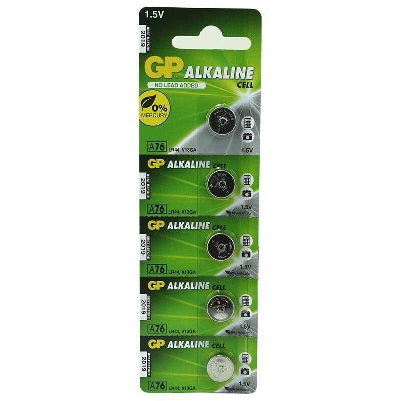 GP A76 LR44 Kartela 5'li Pil