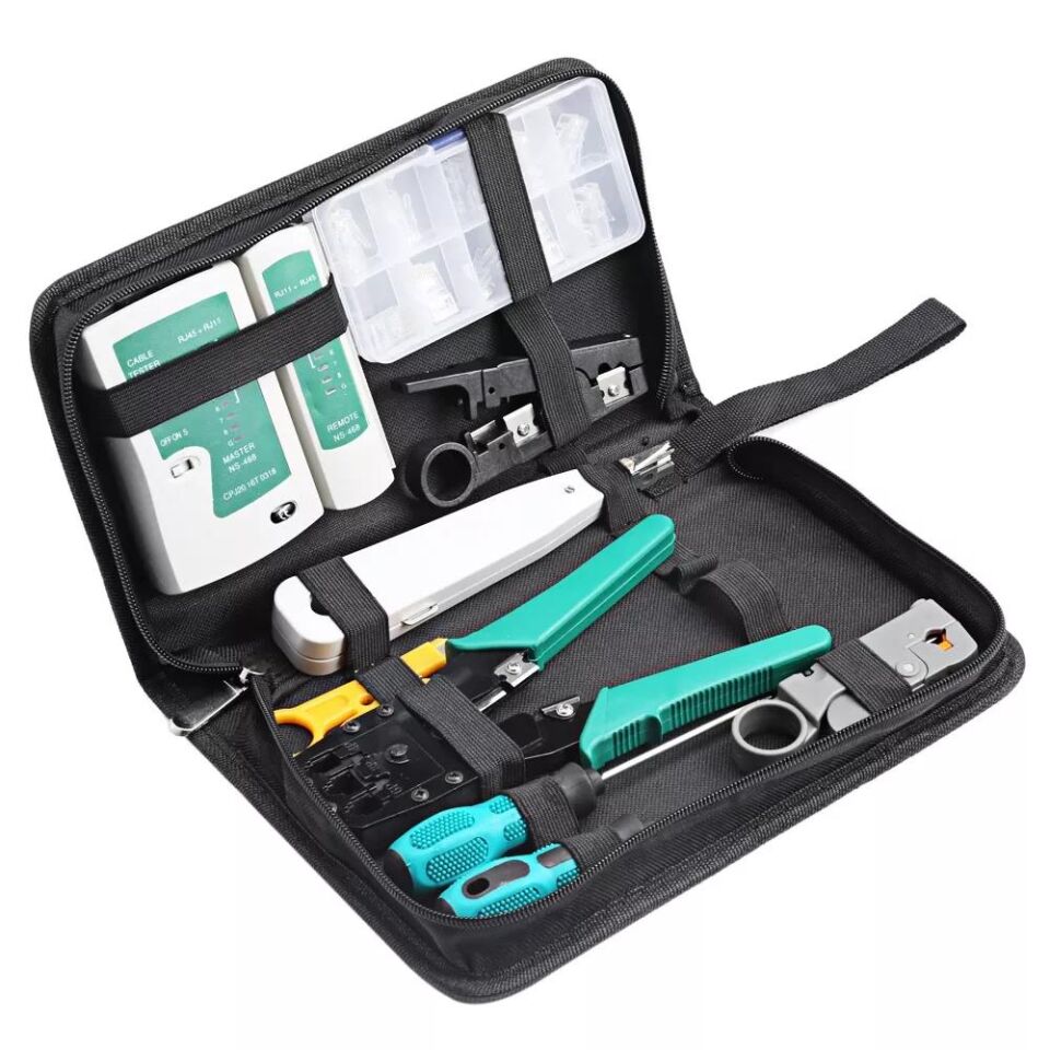 Powermaster PM-15953 RJ9-RJ11-RJ45 3 lü Penseli Kablo Test Telefon İnternet Kablo Jack Soket Onarım Seti