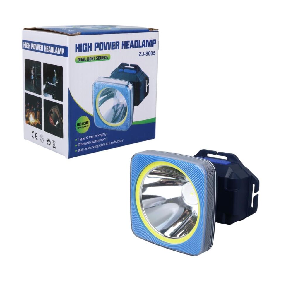 Powermaster PM-25452 Cob + Power Led 5 Aydınlatma Modlu Küçük Boy Kafa Feneri