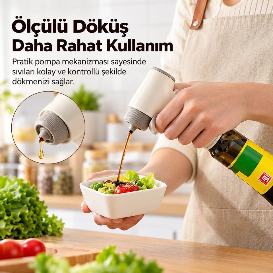 Sunup SN-38923 Otomatik Sıvı Dökme Pompası Mutfak Yağ Sirke Sıvı Dökme