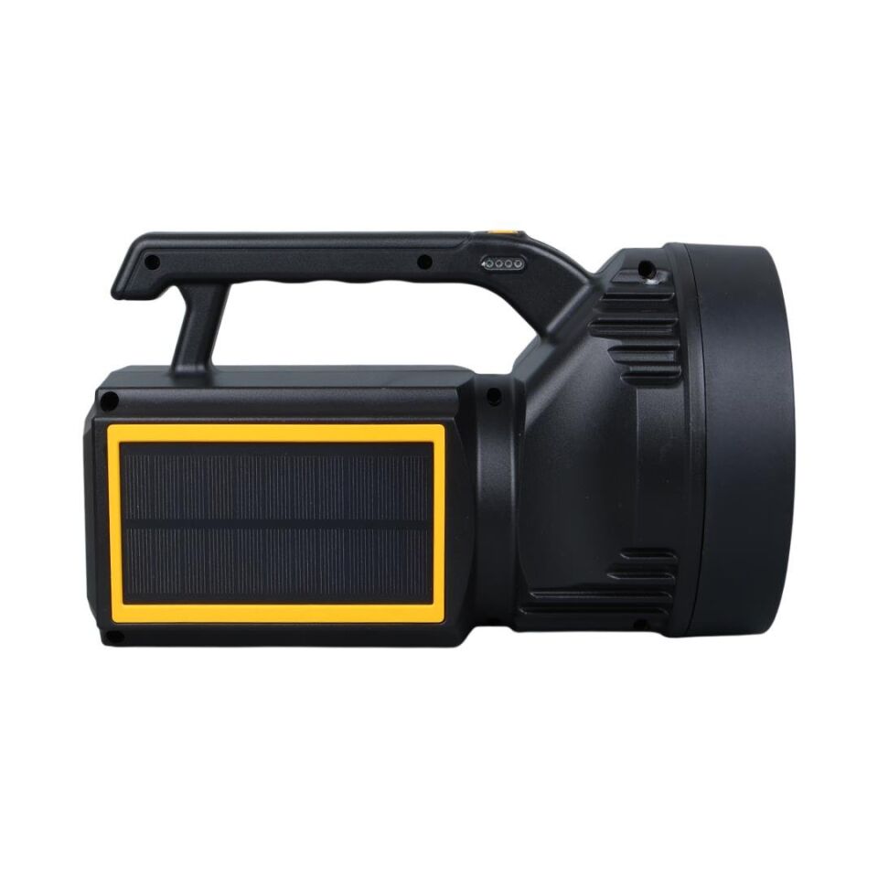 Powermaster W5193 Solar Şarjlı El Feneri Uzun Mesafe Işıldak