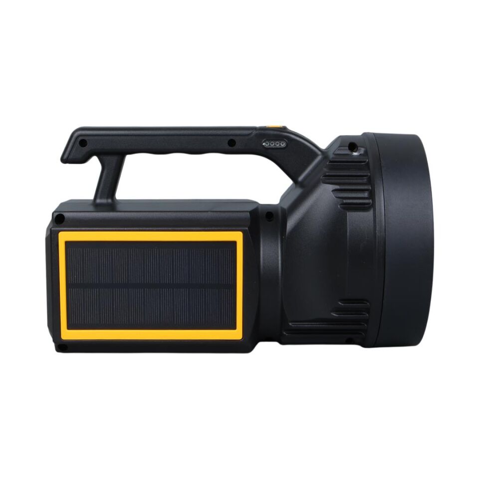 Powermaster W5193 Solar Şarjlı El Feneri Uzun Mesafe Işıldak