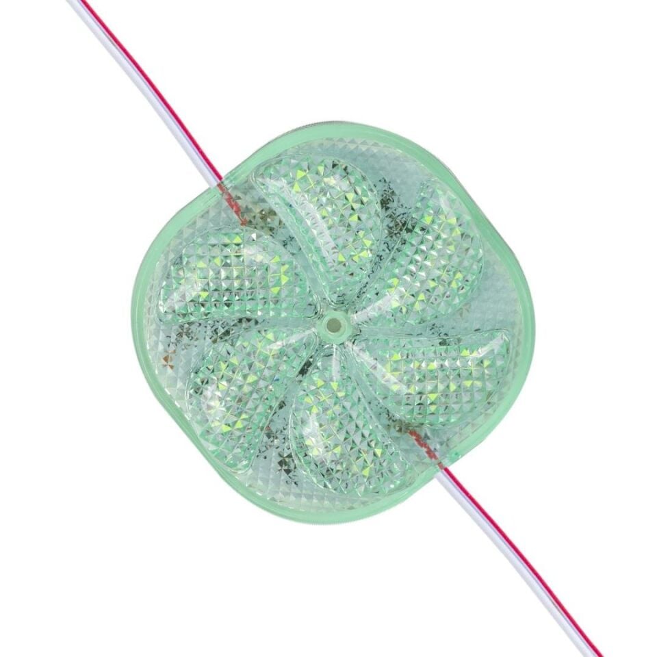 Powermaster PM-14699 12 Volt 3 Watt Yeşil Yanıp Sönen Çakar 6565-2835 Modül Led 65X65x12mm