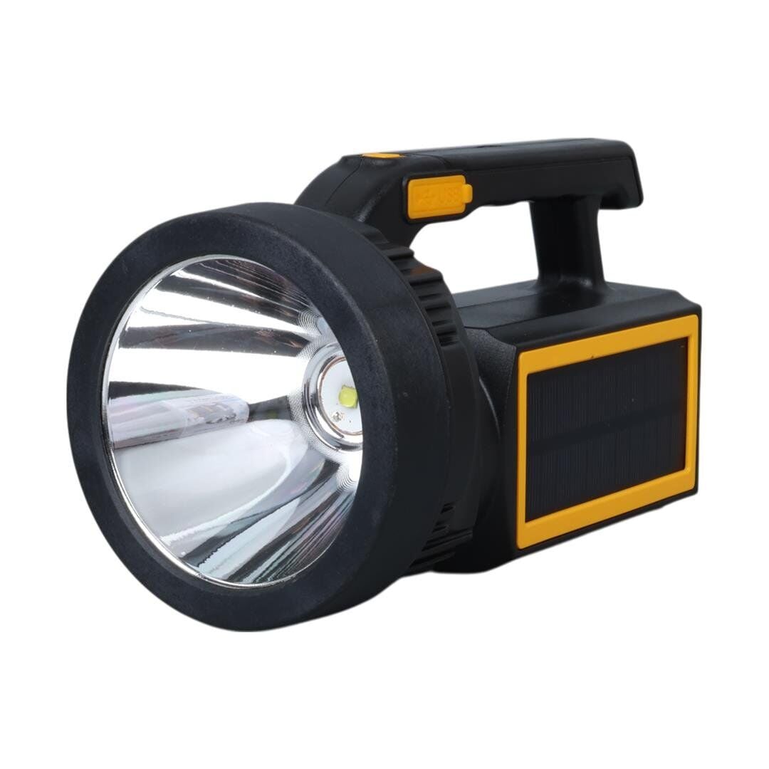 Powermaster W5192 Solar Şarjlı El Feneri Uzun Mesafe Işıldak