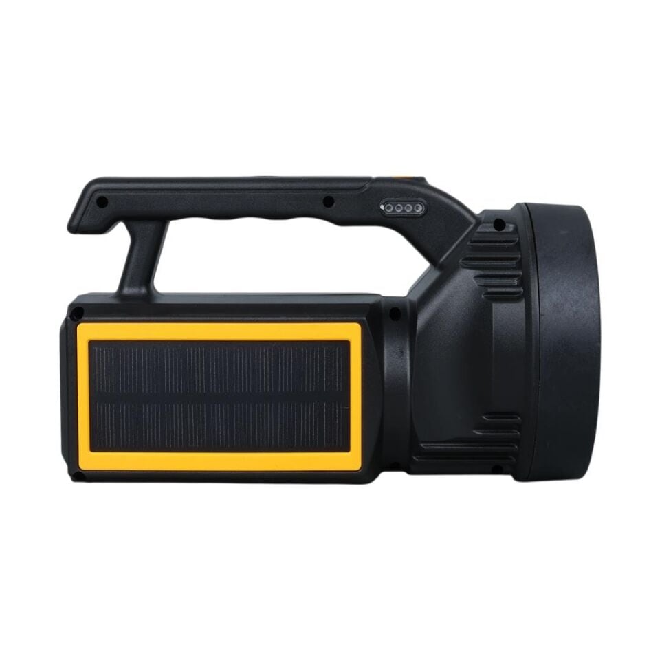 Powermaster W5192 Solar Şarjlı El Feneri Uzun Mesafe Işıldak
