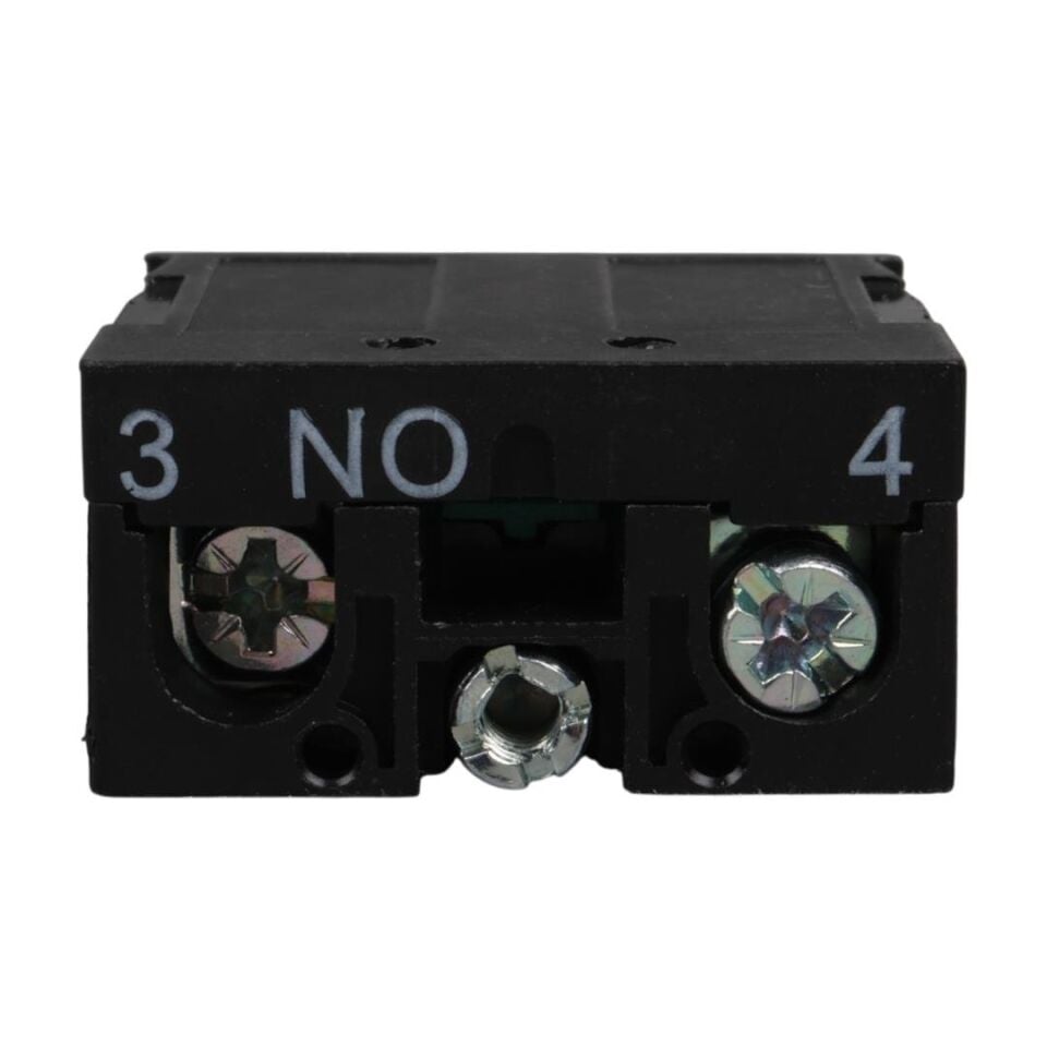 Ayt 22 mm Devre Açma Kapama Kontak Blok No Kırmızı Lay5-BE101