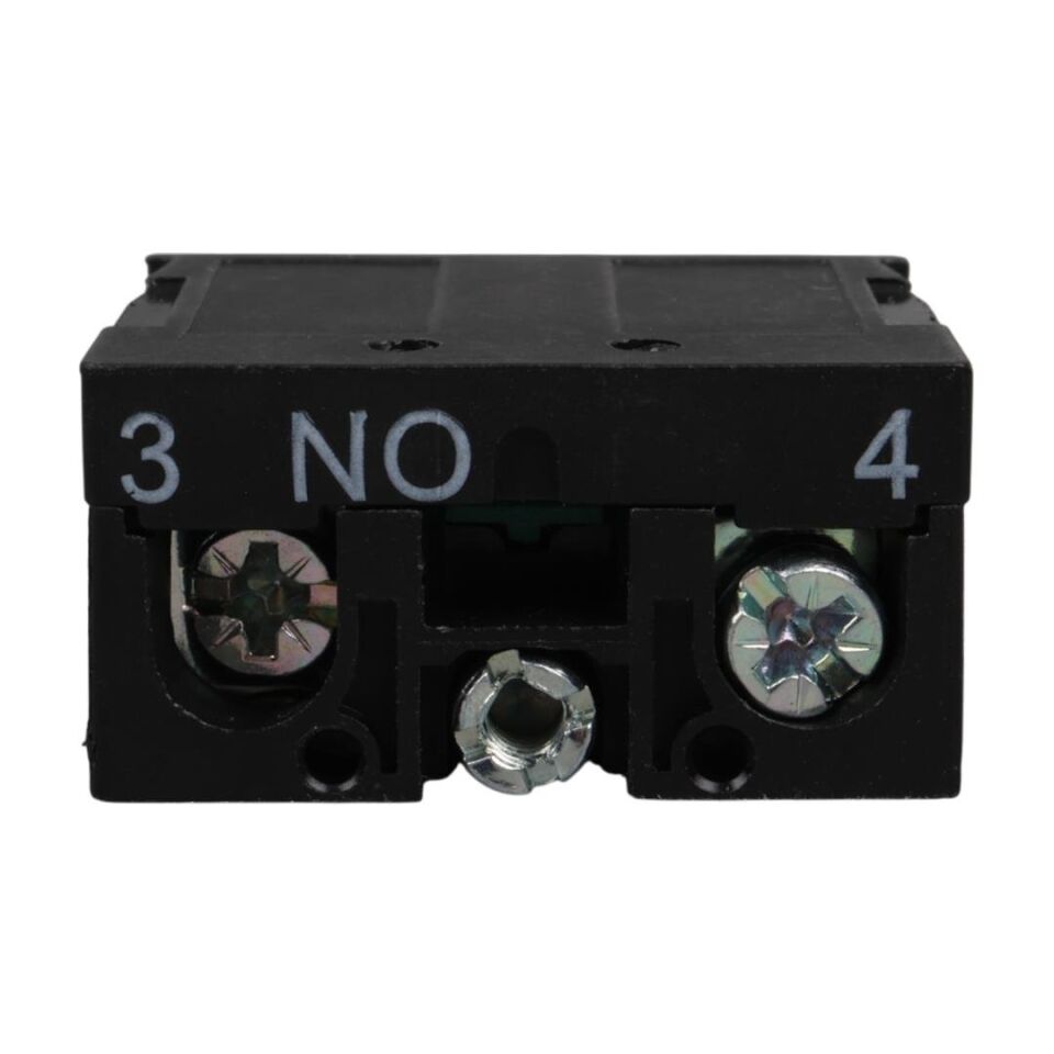 Ayt 22 mm Devre Açma Kapama Kontak Blok No Kırmızı Lay5-BE101