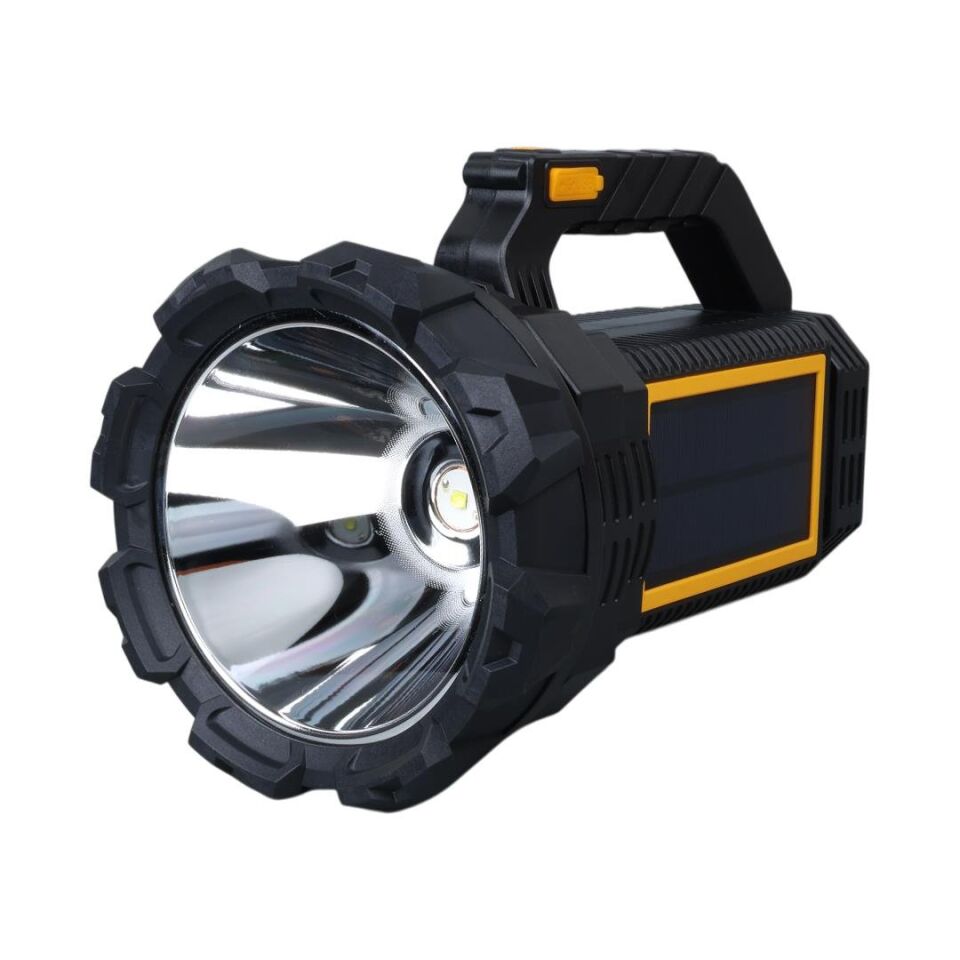 Powermaster W5191 Solar Şarjlı El Feneri Uzun Mesafe Işıldak