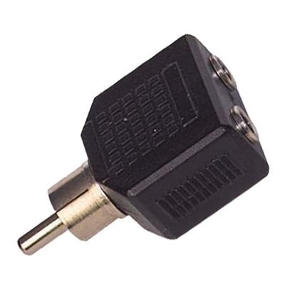 Ayt 1 Rca Erkek 3.5 Mm Stereo 2 Dişi Çevirici Jack Rca Girişini Kulaklık Girişine Çevirici Dönüştürücü Aparat