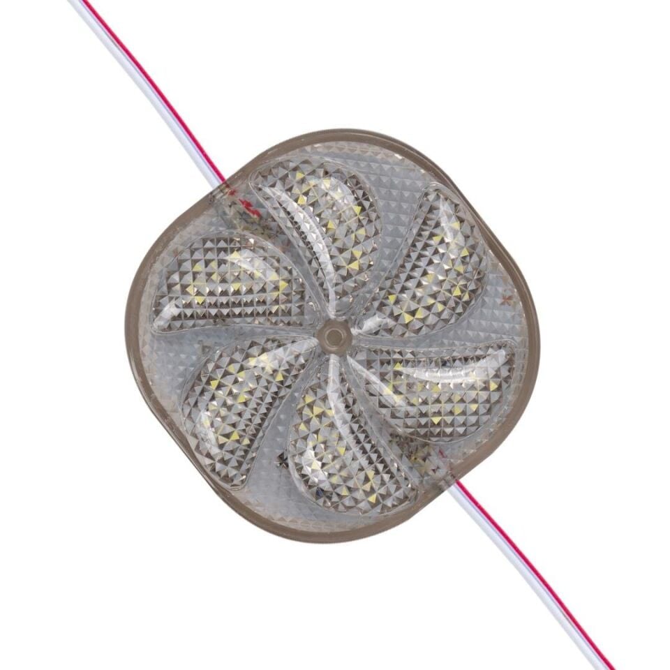Powermaster PM-14704 12 Volt 3 Watt Soğuk Beyaz Sabit 6565-2835 Modül Led 65X65x12mm