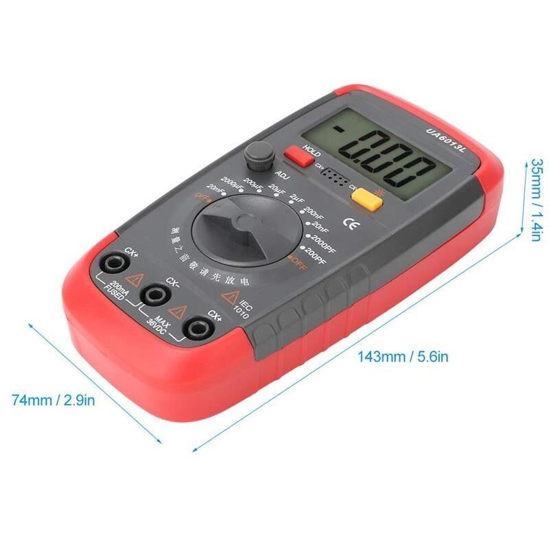 Powermaster UA6013L Kapasitans Direnç Diyot Ölçer Dijital Kapasitemetre