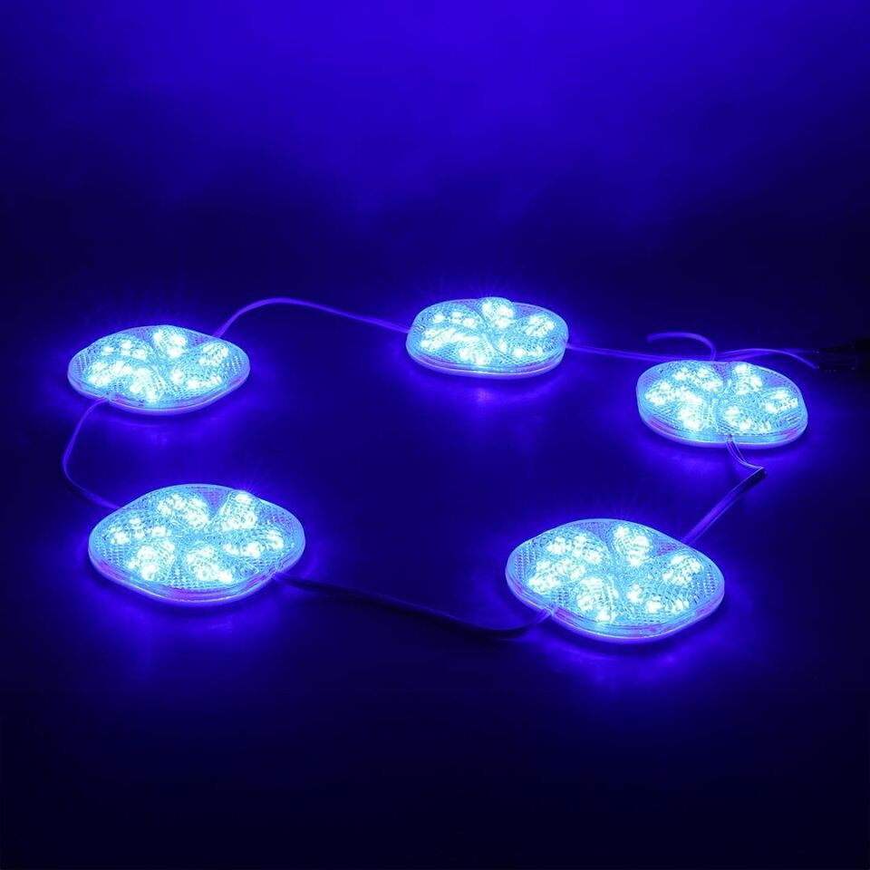 Powermaster PM-14706 12 Volt 3 Watt Mavi Sabit 6565-2835 Modül Led 65X65x12mm