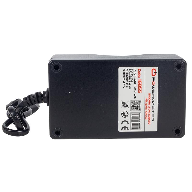 Powermaster 2000 Ma Li-İon 2X18650 Pil Şarj Aleti Cihazı