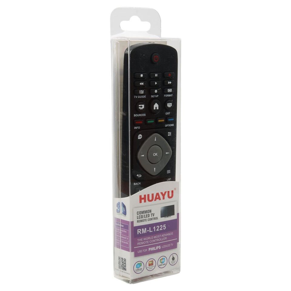 Huayu RM-L1225 Philips LCD Led TV Kumanda 32PFK4100/12 - 55PUS7170 - 49PUS7170