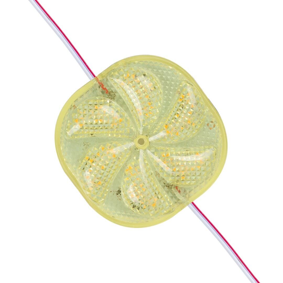 Powermaster PM-14708 12 Volt 3 Watt Sarı Sabit 6565-2835 Modül Led 65X65x12mm