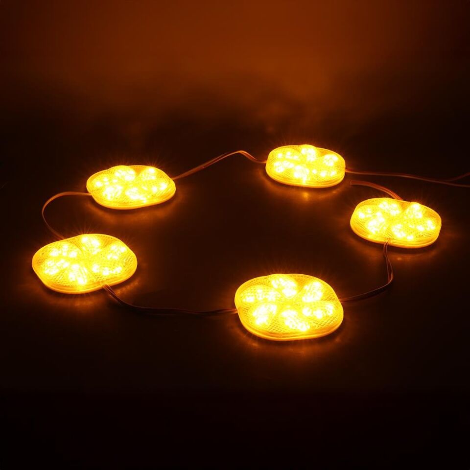 Powermaster PM-14708 12 Volt 3 Watt Sarı Sabit 6565-2835 Modül Led 65X65x12mm