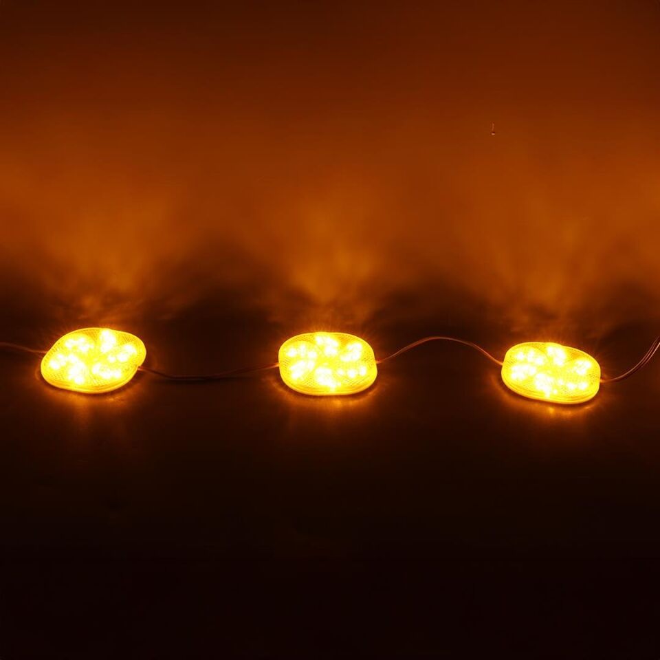 Powermaster PM-14708 12 Volt 3 Watt Sarı Sabit 6565-2835 Modül Led 65X65x12mm