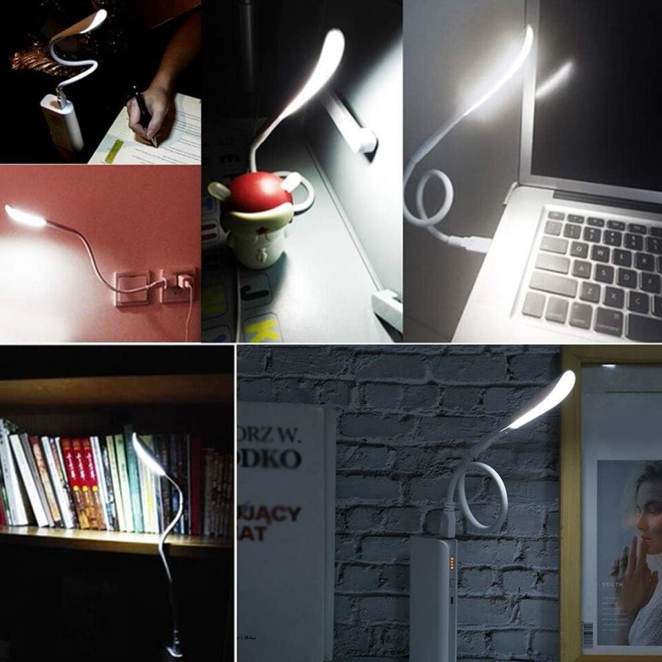 Powermaster PM-24560 14 Ledli Beyaz Esnek Usb Led Lamba 3 Kademeli