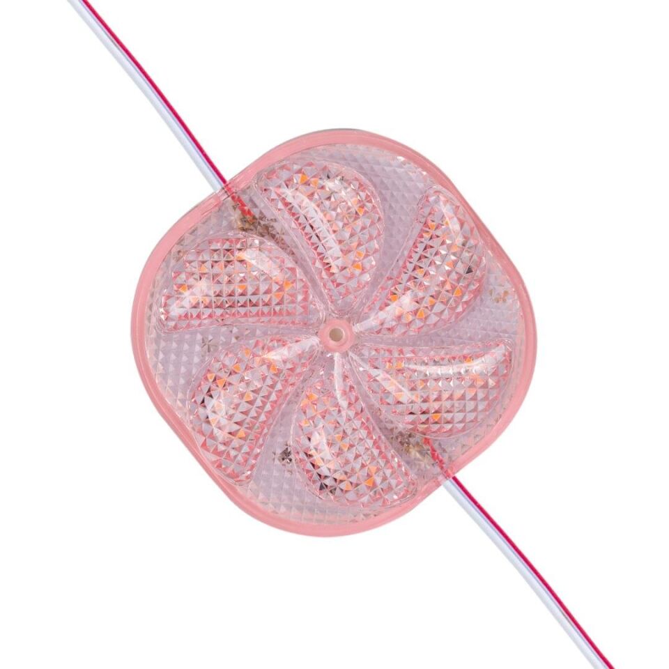 Powermaster PM-14709 12 Volt 3 Watt Pembe Sabit 6565-2835 Modül Led 65X65x12mm