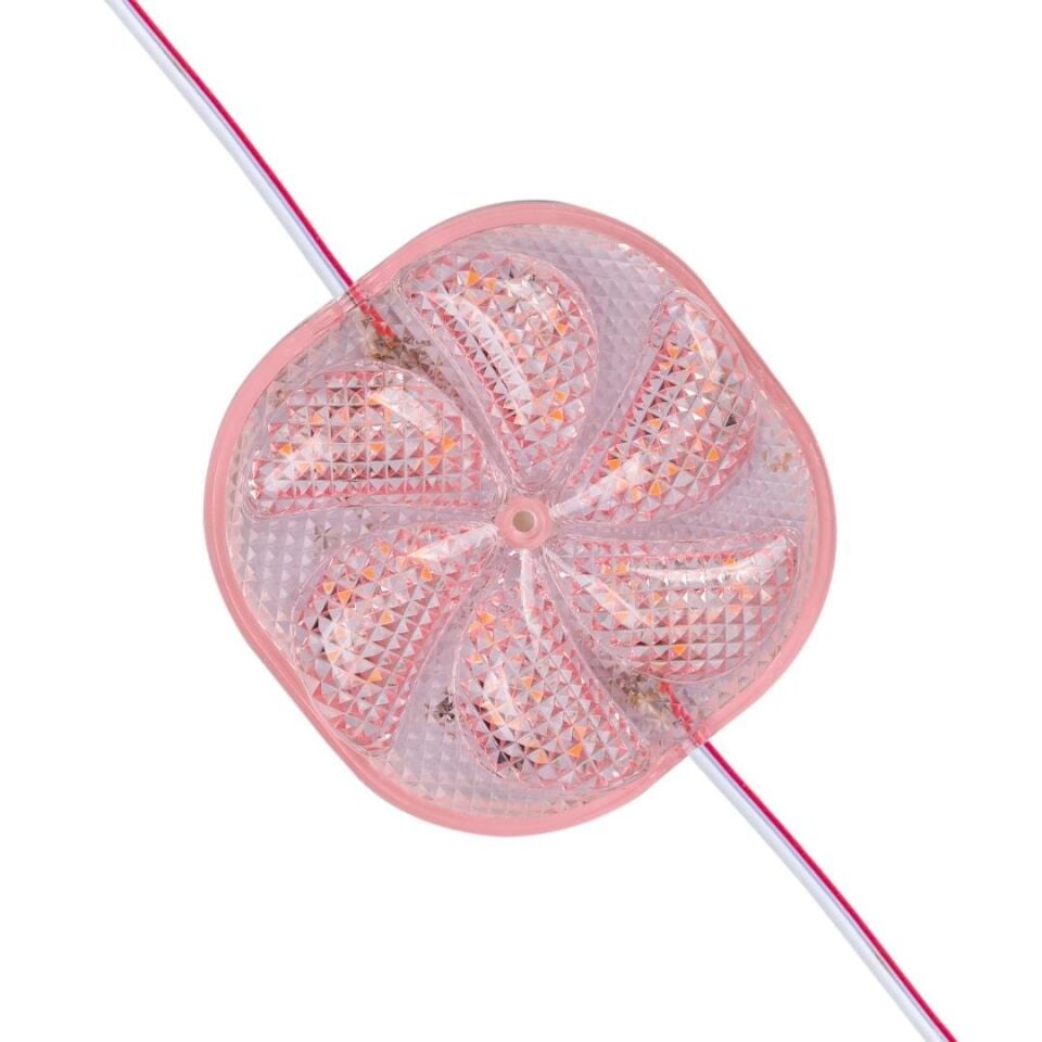 Powermaster PM-14709 12 Volt 3 Watt Pembe Sabit 6565-2835 Modül Led 65X65x12mm