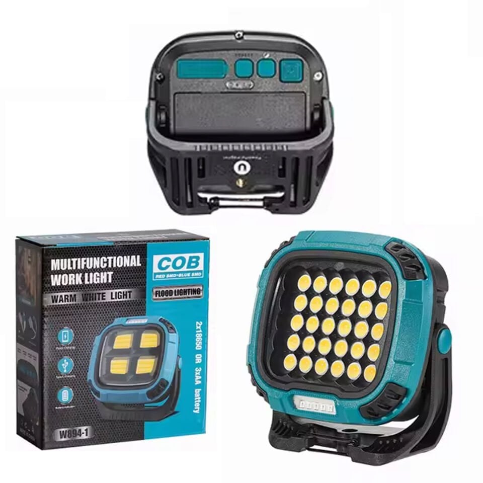 Ayt Powermaster Çalışma Lambası Şarjlı 30 Ledli Powerbank Özellikli Kamp Lambası Aydınlatma Işıldak 3 Modlu