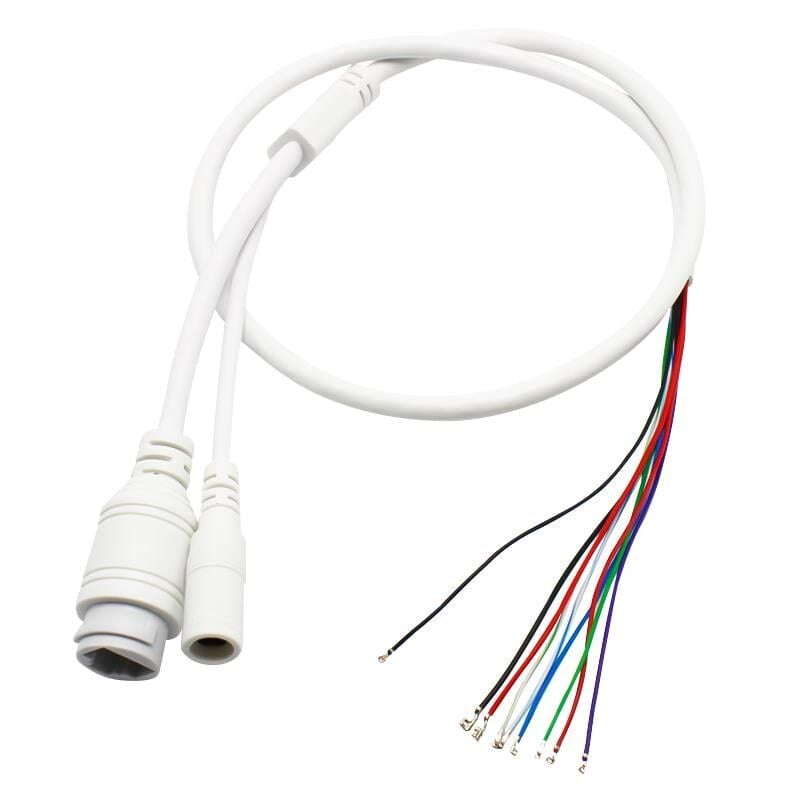 Powermaster PM-16317 IP Kamera Montaj Ve Bağlantı Kablosu (RJ45 + DC Soket Seti)