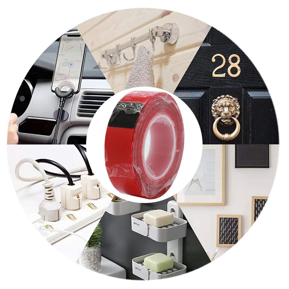 Ayt Nitto VHB Akrilik 19 Mm 2 Metre Oto Camında Kullanıma Uygun Çift Taraflı Bant