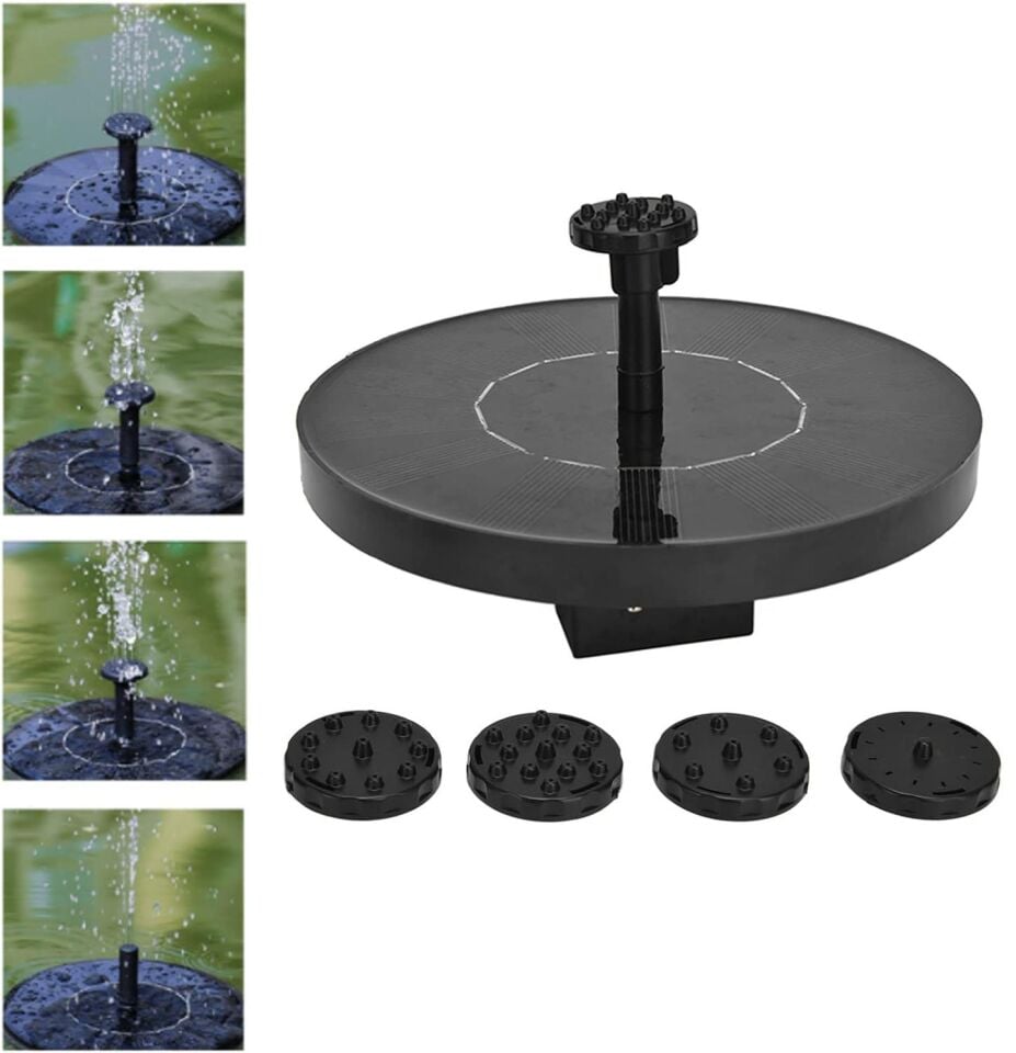 Ayt Solar Güneş Enerjili Dekoratif Bahçe Çeşmesi Havuz Süsü Su Fışkırtma Havuz Dekoru Süs Havuzu İçin