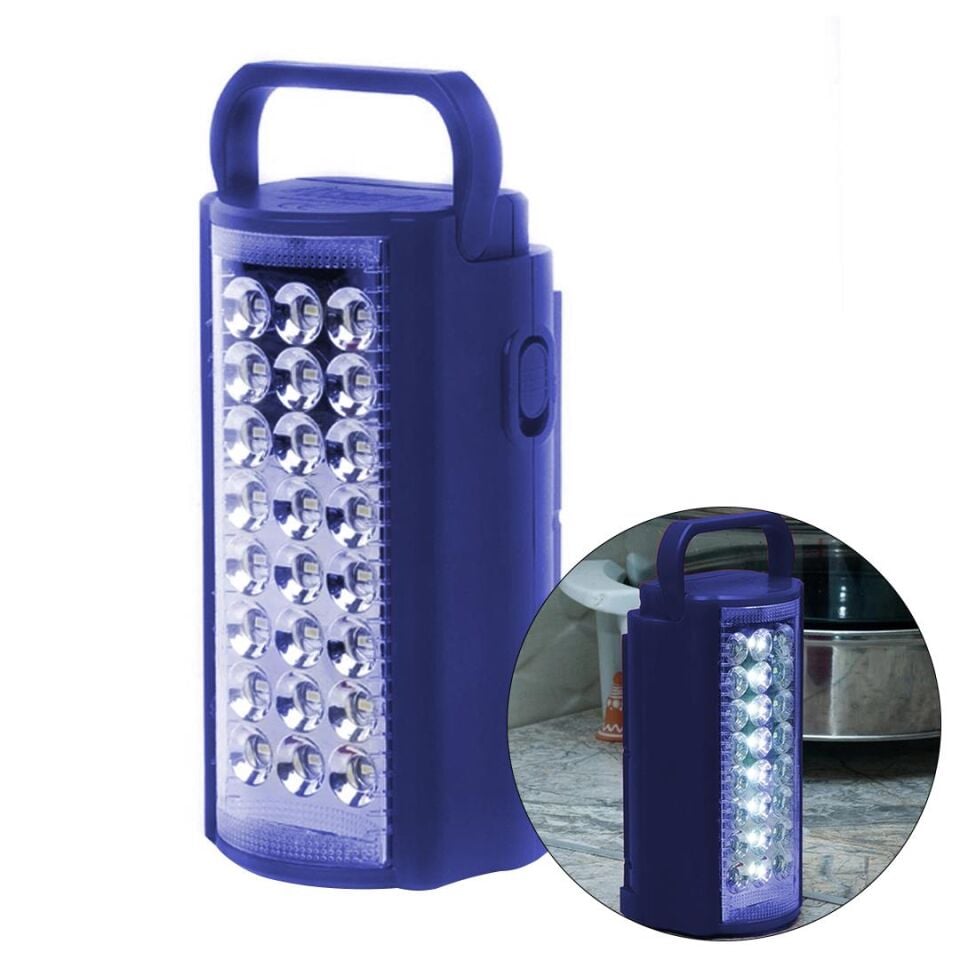 Powermaster PM-21980 Şarjlı Çok Fonksiyonlu Güçlü Işıldak Powerbank Özellikli Kamp Lambası Aydınlatma