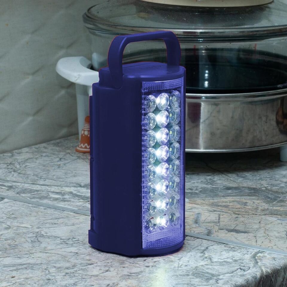Powermaster PM-21980 Şarjlı Çok Fonksiyonlu Güçlü Işıldak Powerbank Özellikli Kamp Lambası Aydınlatma