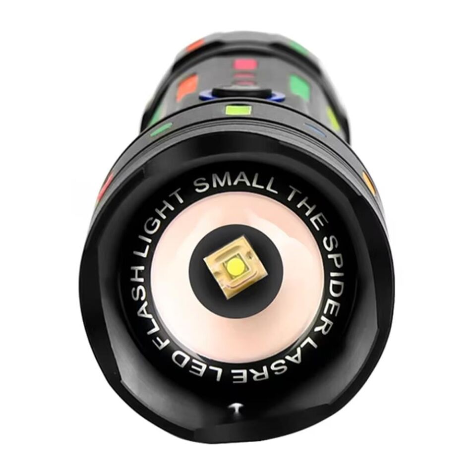 Powermaster PM-25120 Çok Fonksiyonlu Teleskopik Zoom - 5 Modlu Şarjlı El Feneri