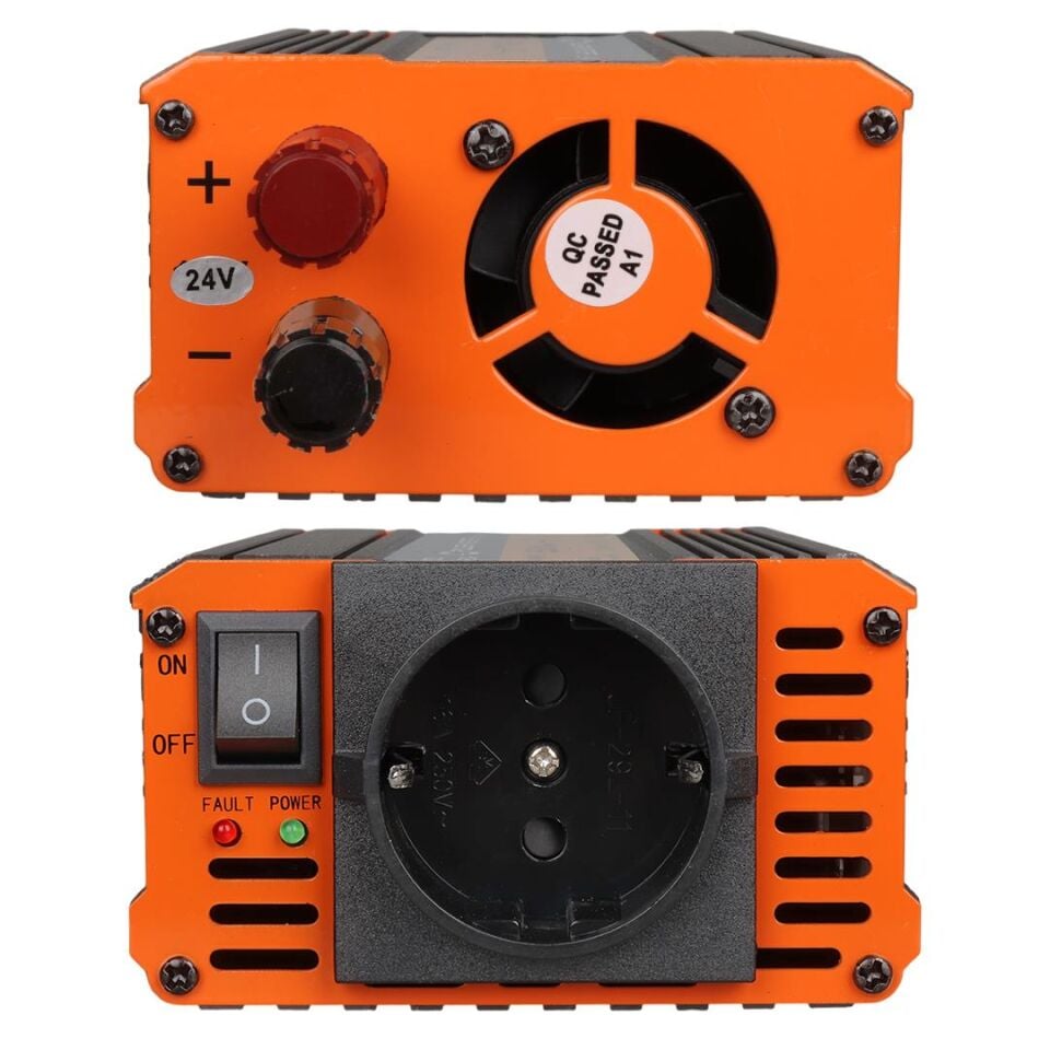 Powermaster 24 Volt 350 Watt 220 Volt Modified Sinus İnverter PM-4504 12v-220v Çevirici Dönüştürücü