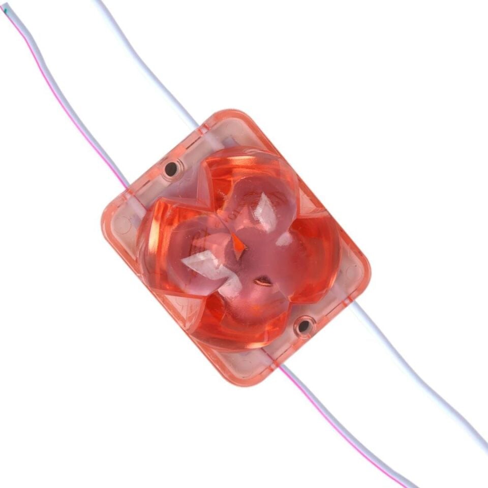 Powermaster PM-14720 12 Volt 2 Watt Kırmızı Sabit 4333-3030 Modül Led 43X33x28mm