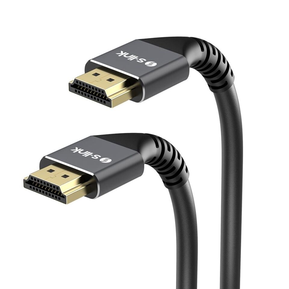 S-Lınk Slx-Hd4k015 19+1 Hdmı To Hdmı 1.5M Metal V2.0 4K (4096X2160) 60Hz Kablo