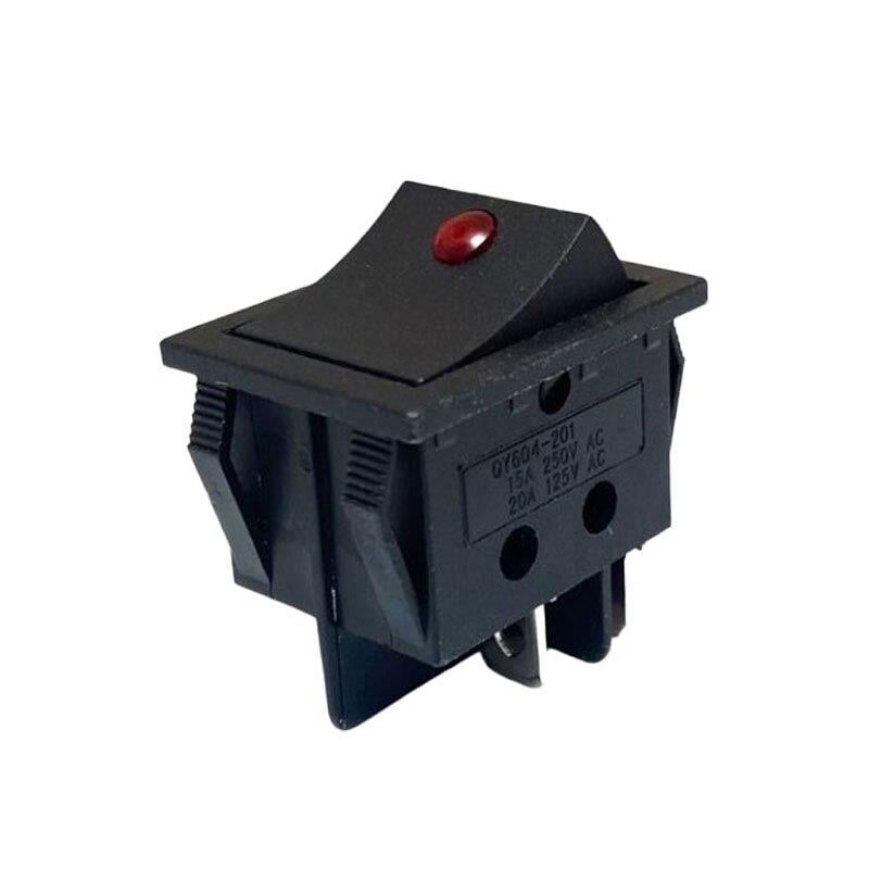 IC-104D 220 Volt Geniş Nokta Işıklı On Off Anahtar Aç Kapa Düğme Buton